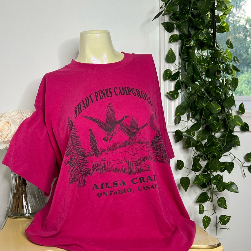 Vintage Shady Pines Campground Canadian Tee